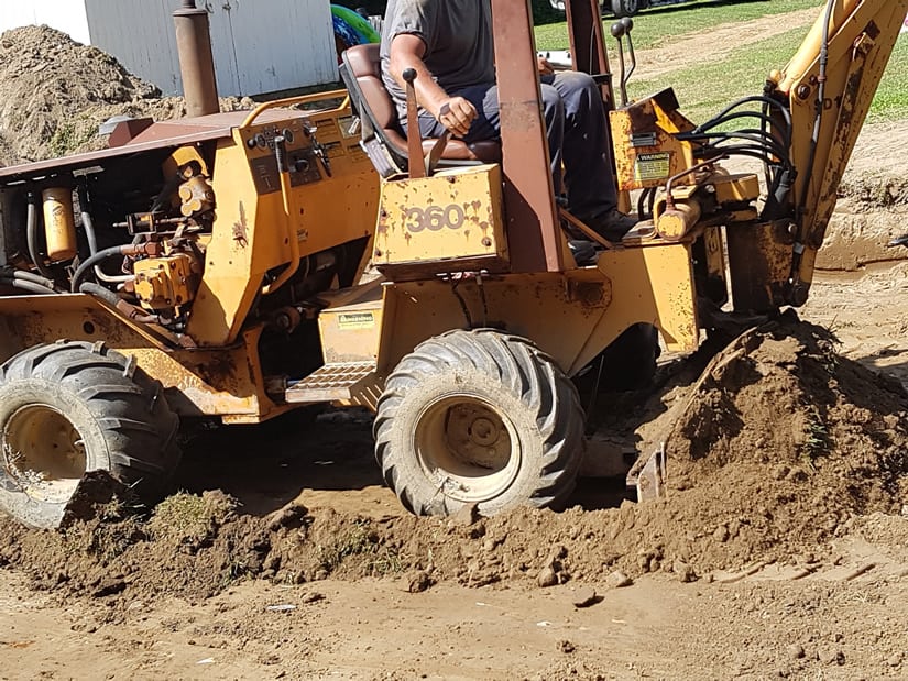 Bringing Home a CASE 360 Trencher Backhoe - Modern Survivalists