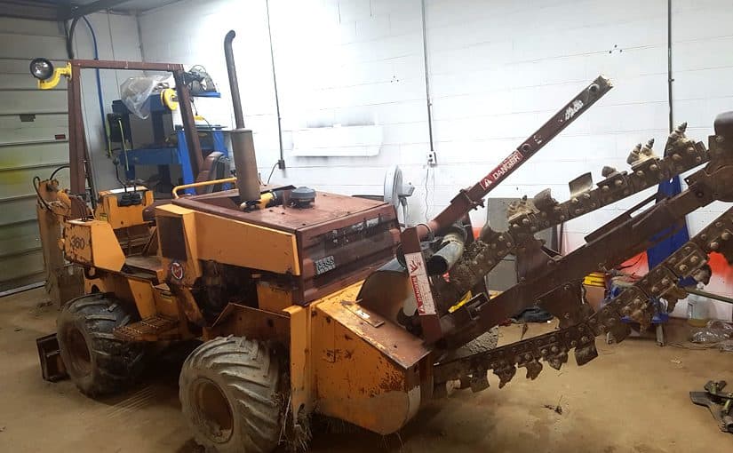 Bringing Home a CASE 360 Trencher Backhoe Modern Survivalists